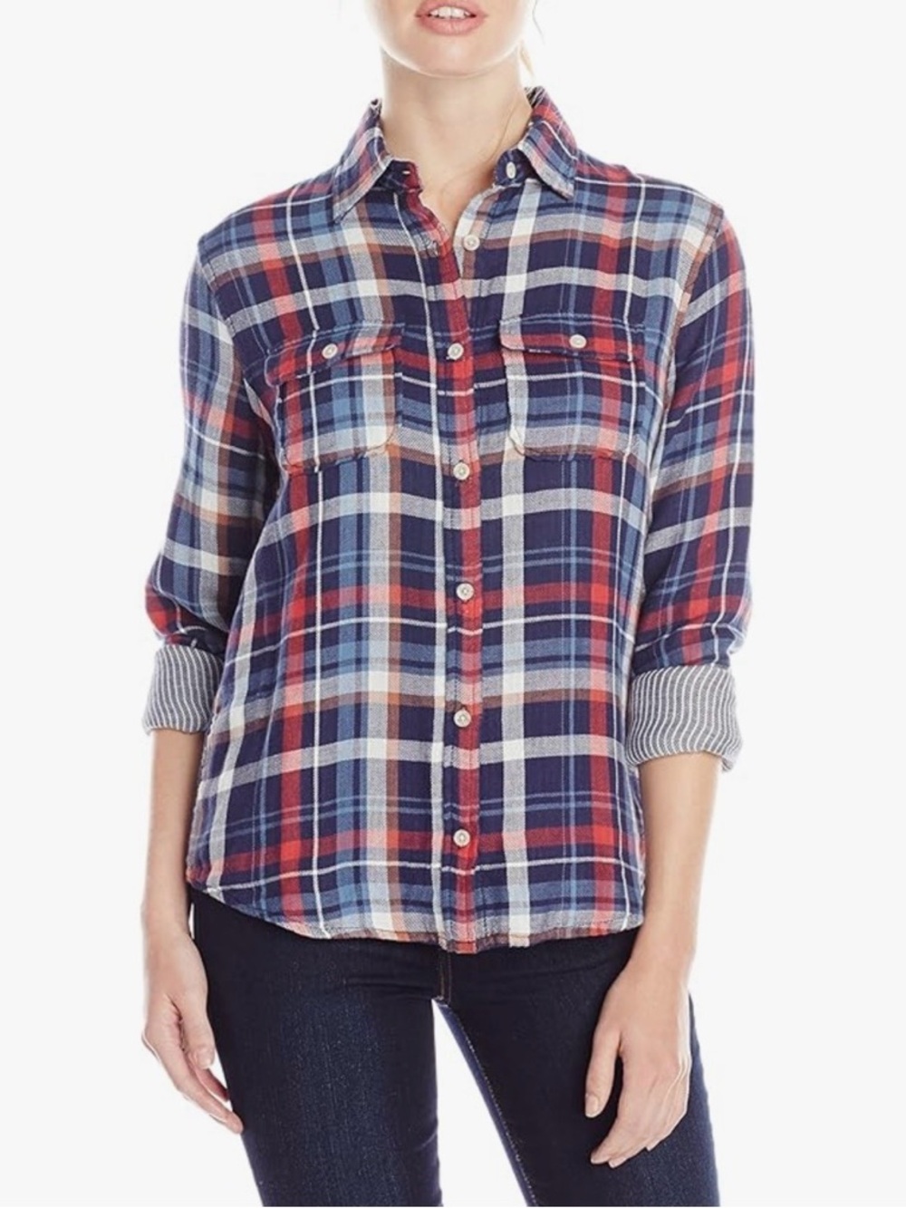 Joe’s Jeans Cotton piper plaid flannel shirt xs
